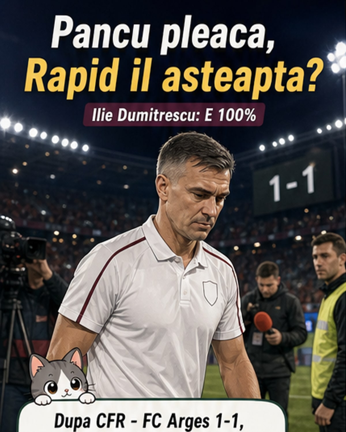 Plecarea lui Pancu de la CFR confirmată?