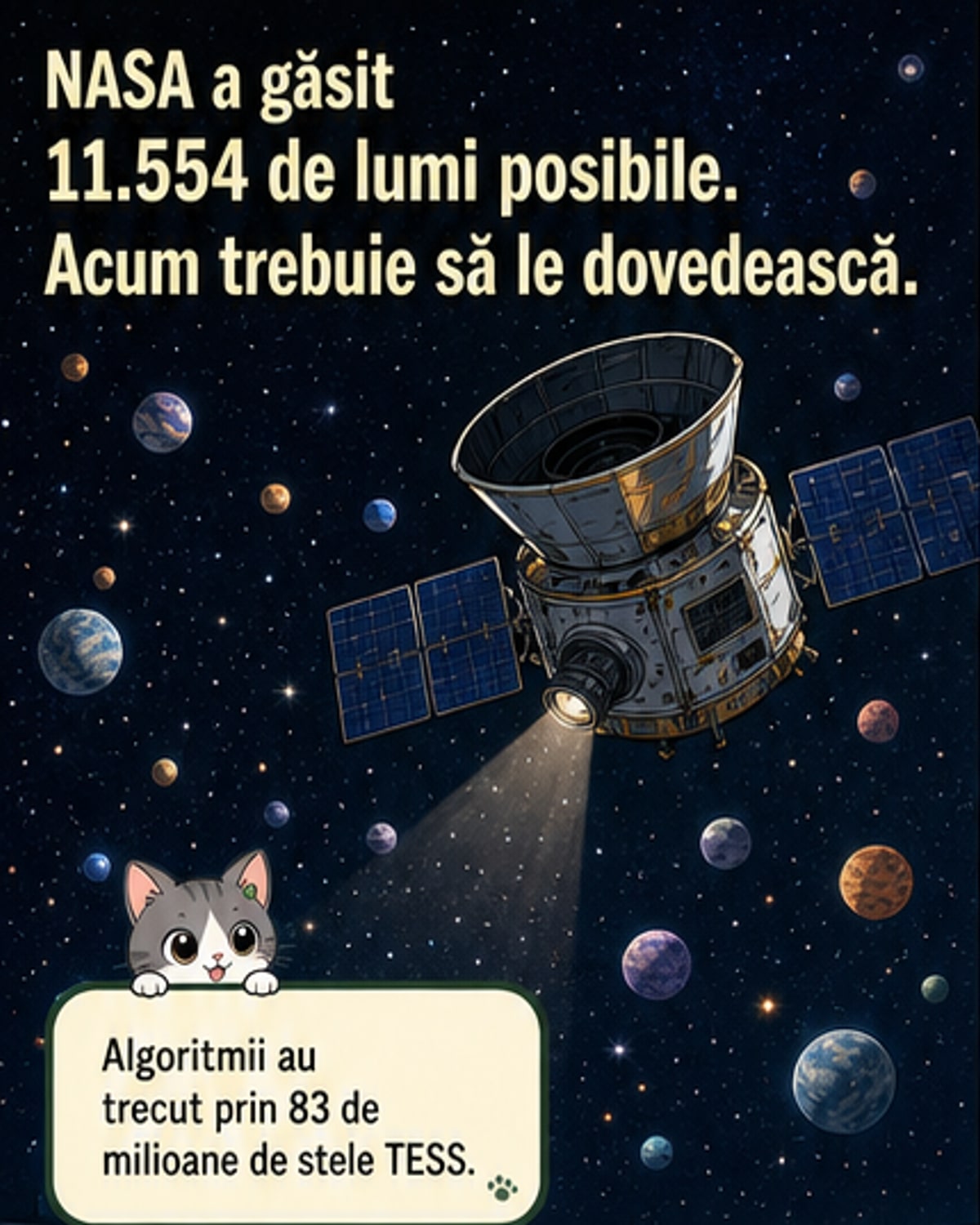 NASA a descoperit 10.000 de noi lumi