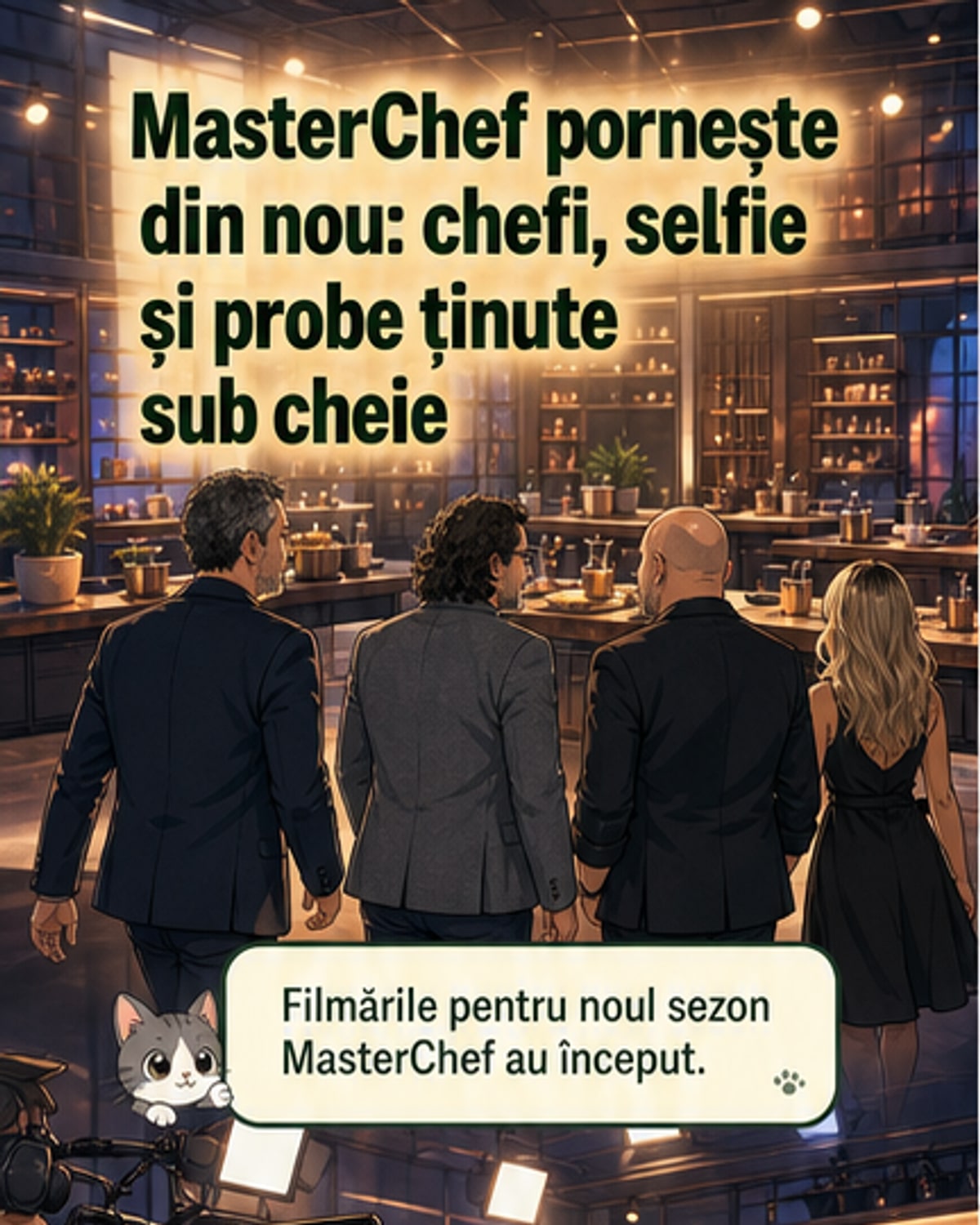 A început filmarea noului sezon MasterChef