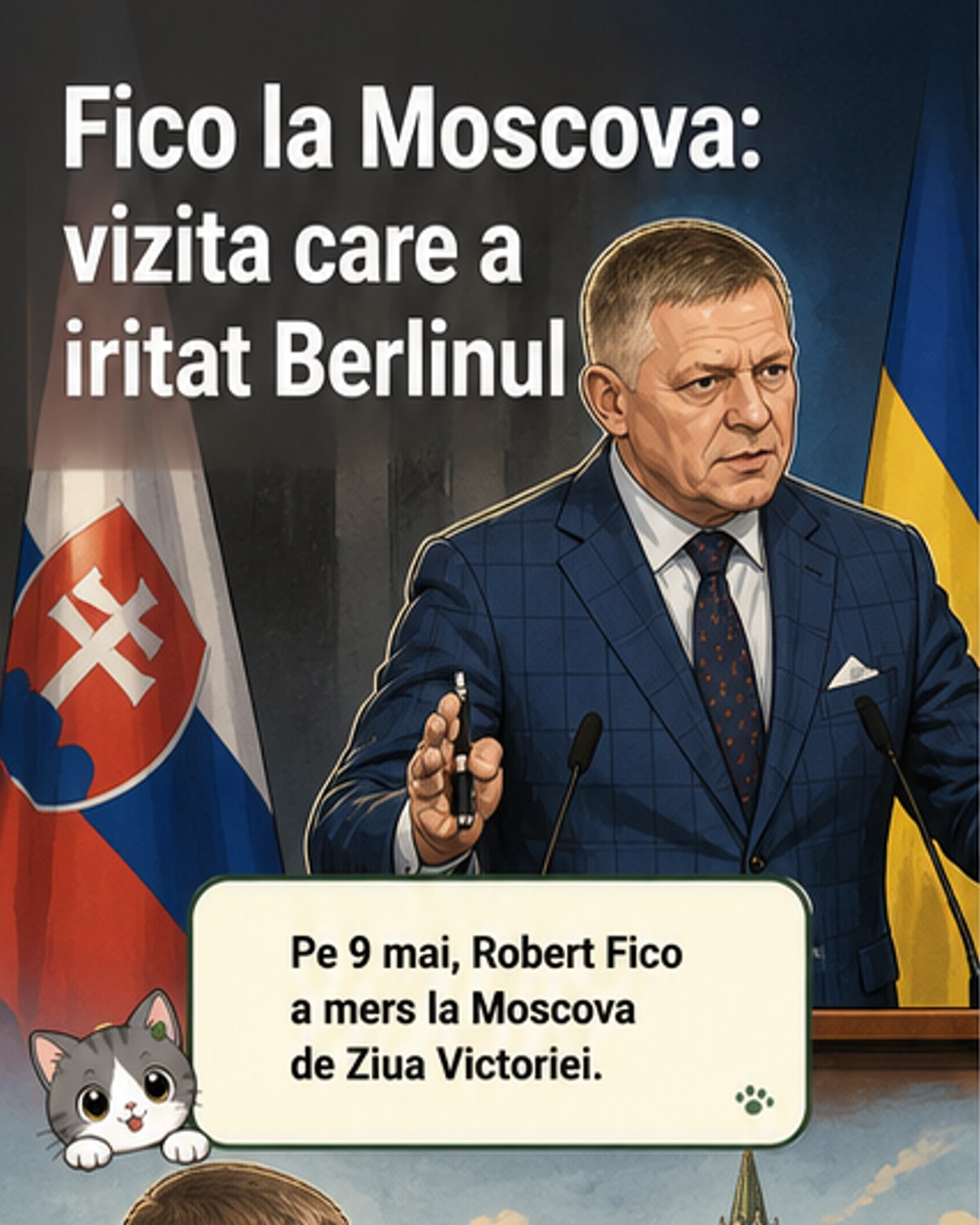 Fico la Moscova, sub semnul Zilei Victoriei