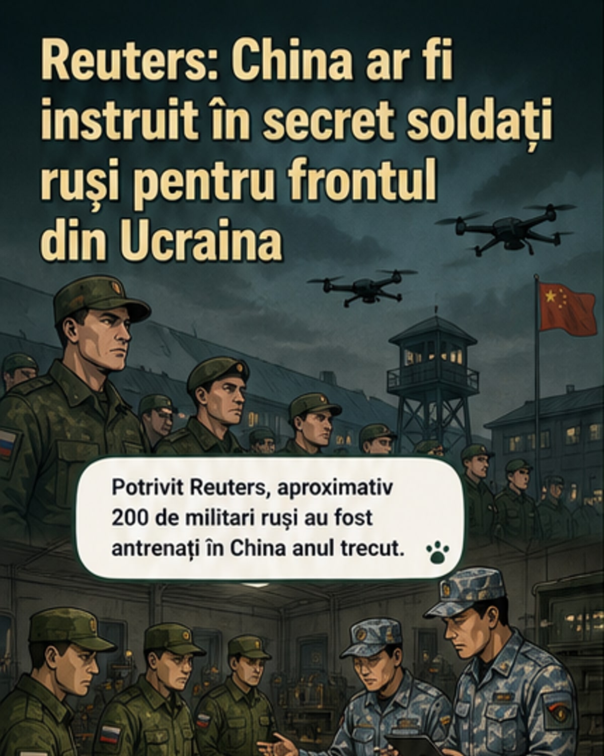 China a antrenat soldați ruși în secret