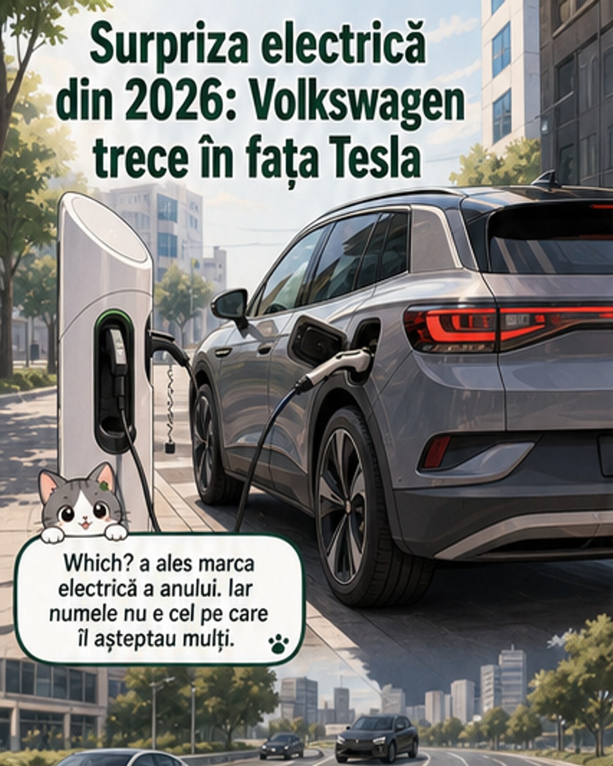 Volkswagen, cel mai bun brand EV în 2026