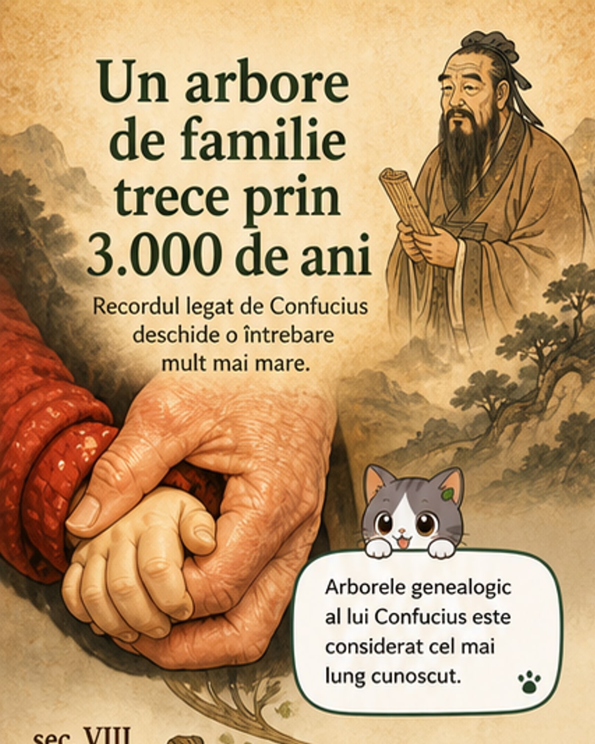 Arborele genealogic cel mai lung: 80 de generații