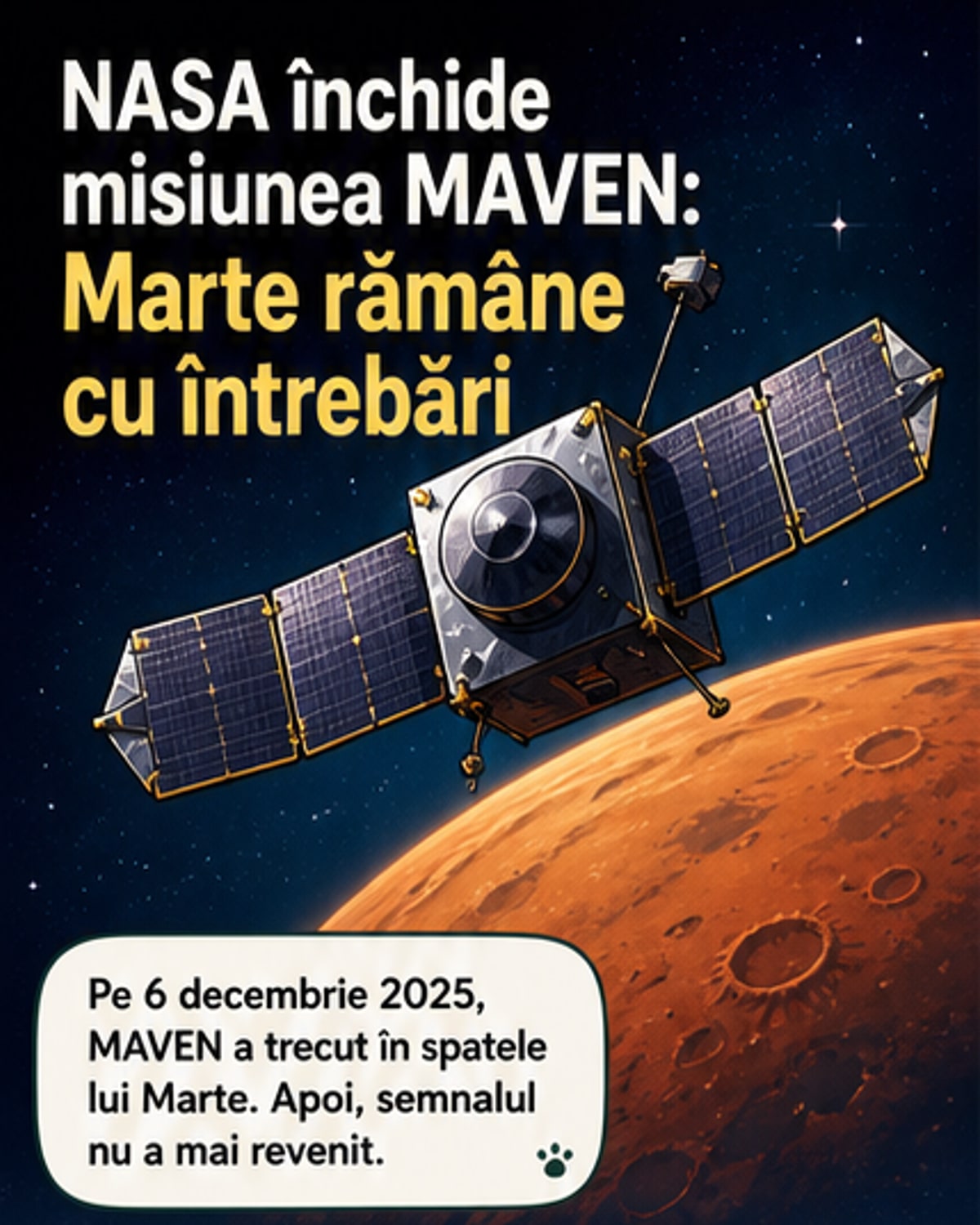 NASA renunță la sonda de pe Marte