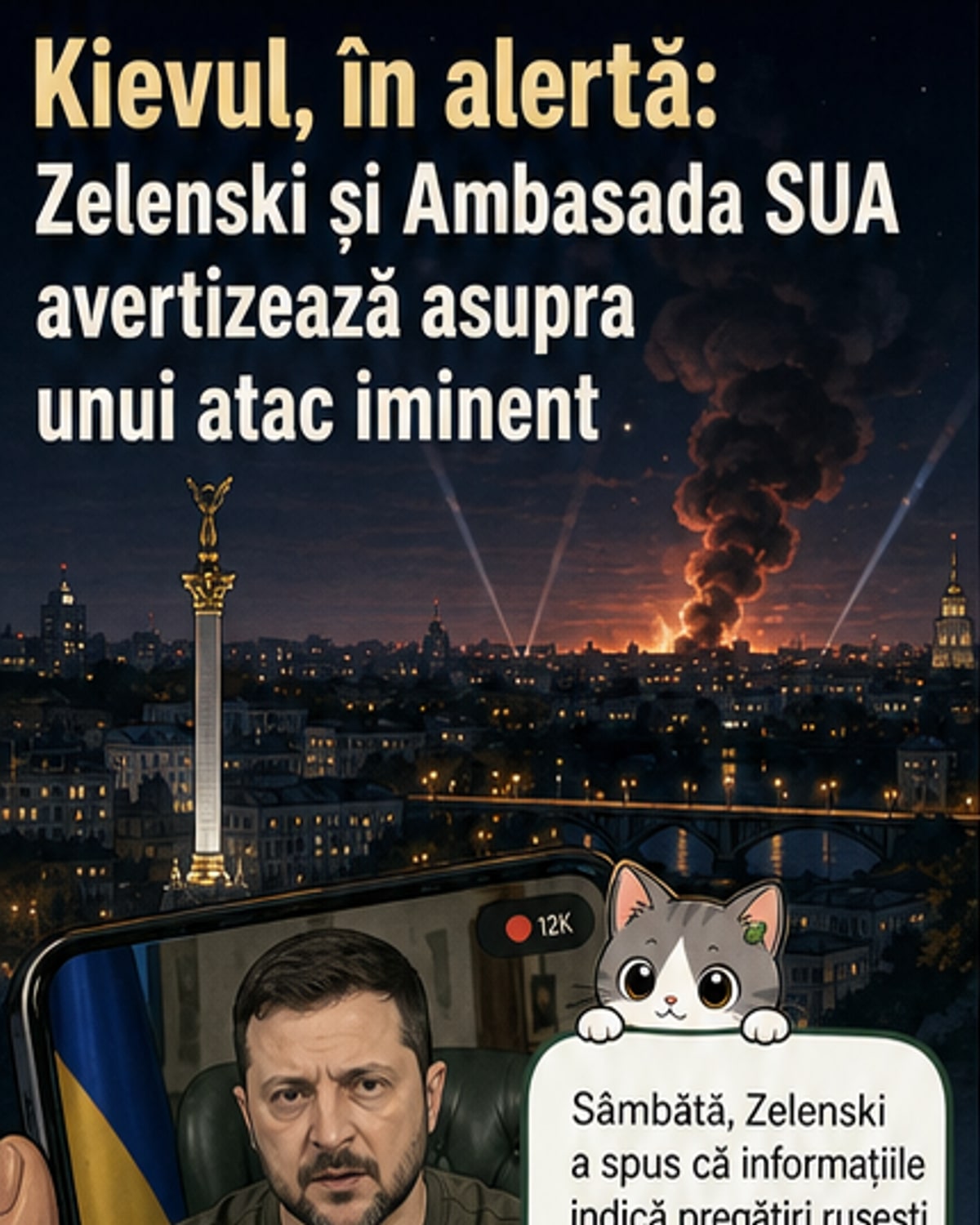 Ucraina în alertă maximă pentru un atac rusesc cu racheta Oresnik