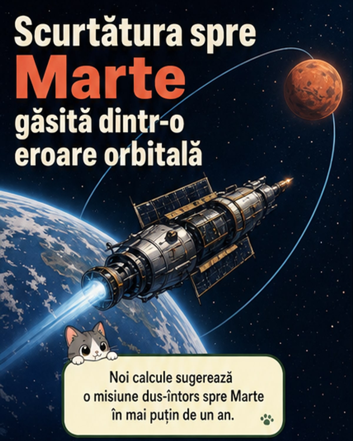 O scurtătură cosmică spre Marte?