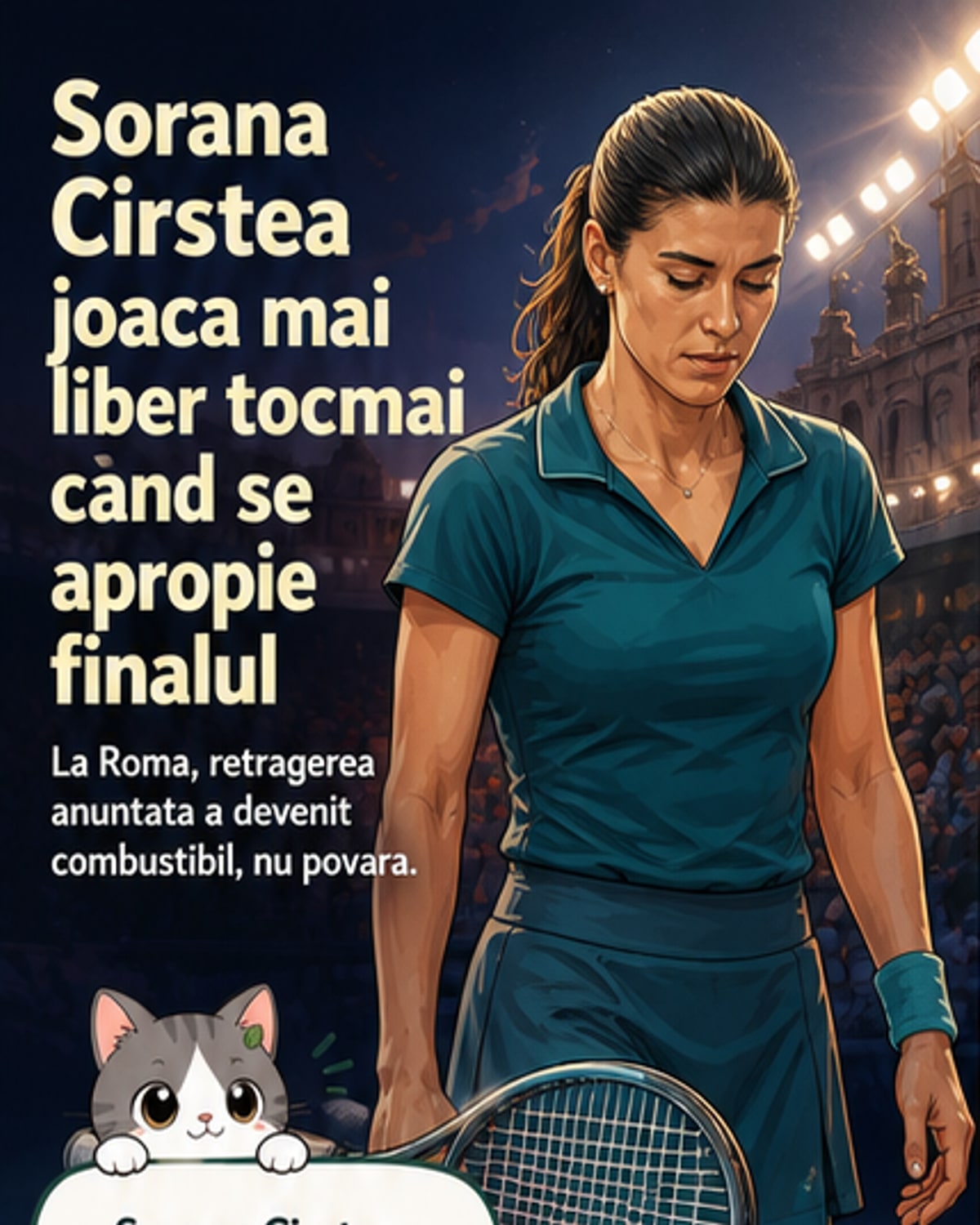 Sorana Cîrstea, în semifinale la Roma