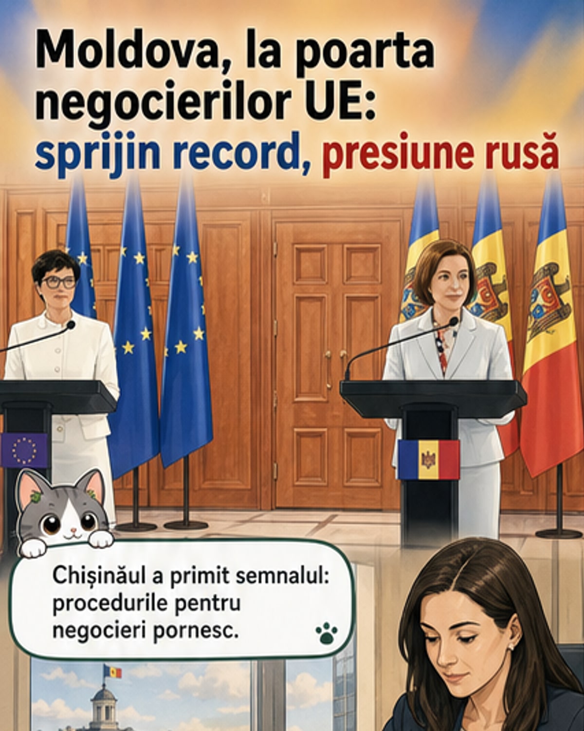 Moldova și Ucraina, pe drumul spre UE