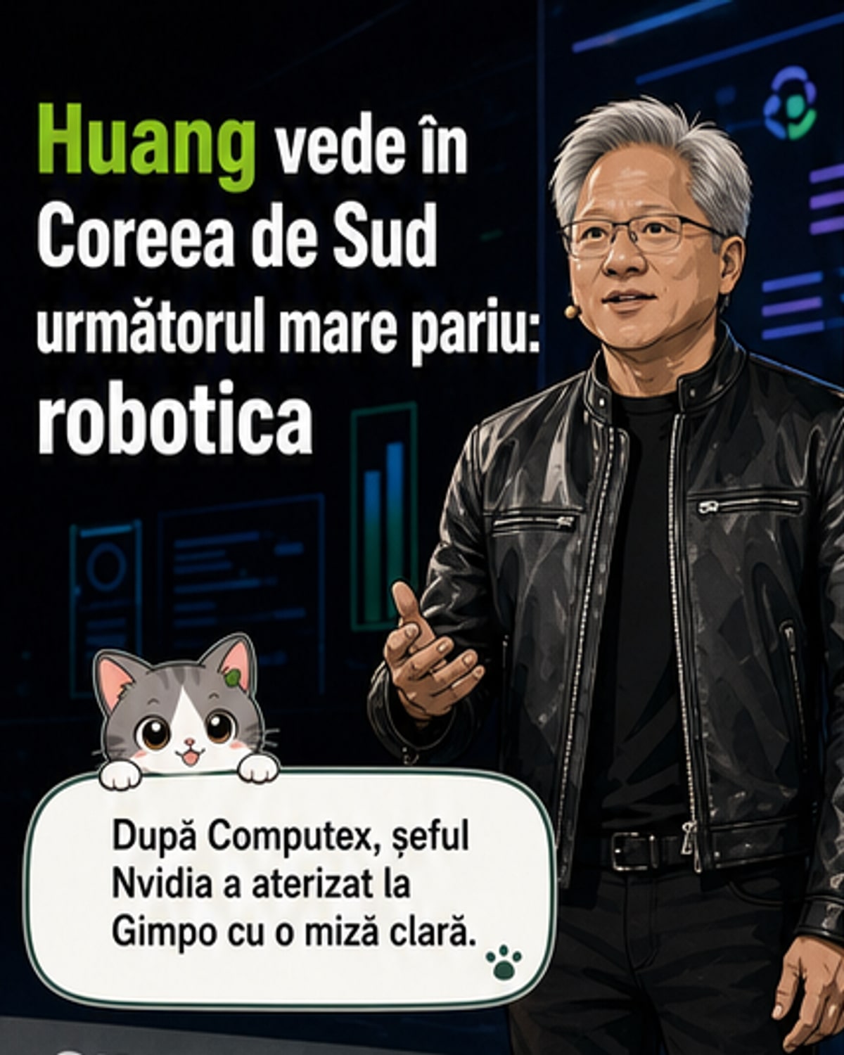 Nvidia vede viitorul în robotica sud-coreeană