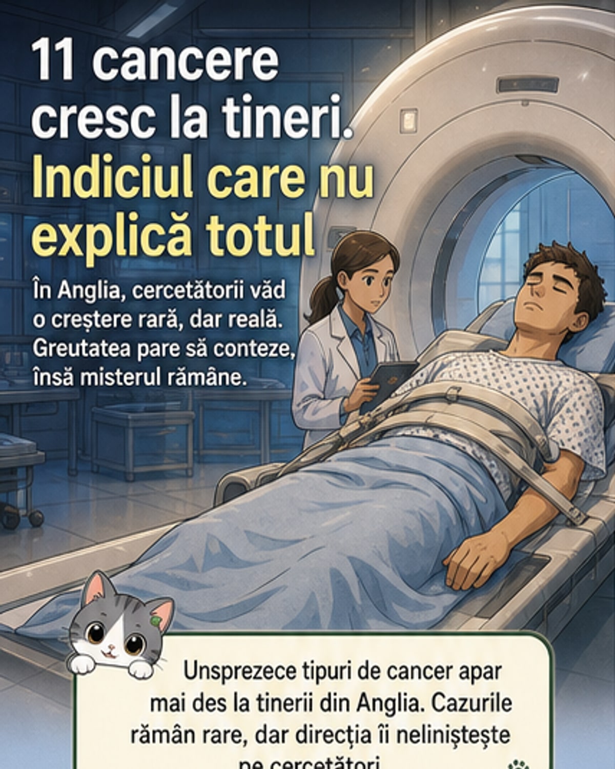 11 tipuri de cancer cresc la tineri
