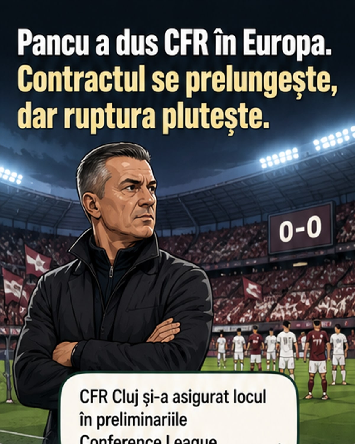 CFR Cluj în Europa, dar tensiune în culise