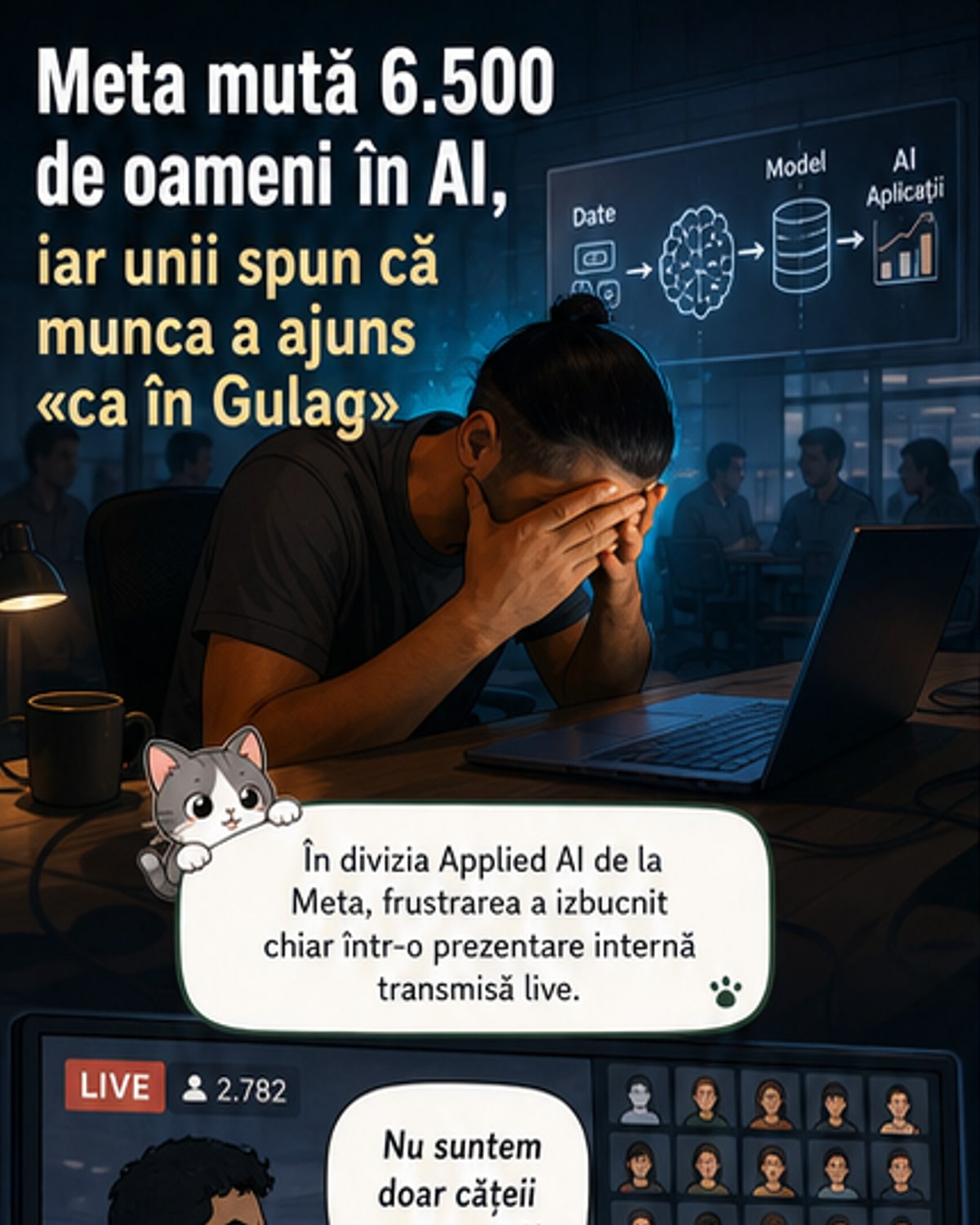 Angajații Meta din AI spun că munca e ca în Gulag