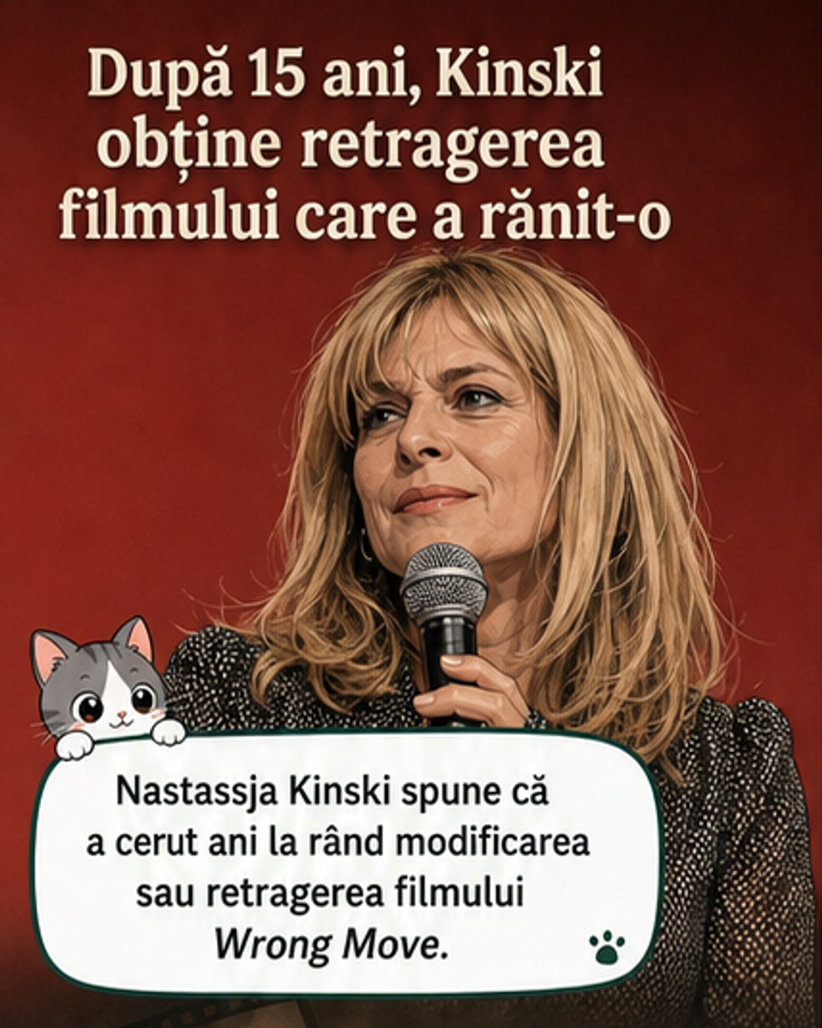 Wenders retrage film vechi cu Kinski minoră