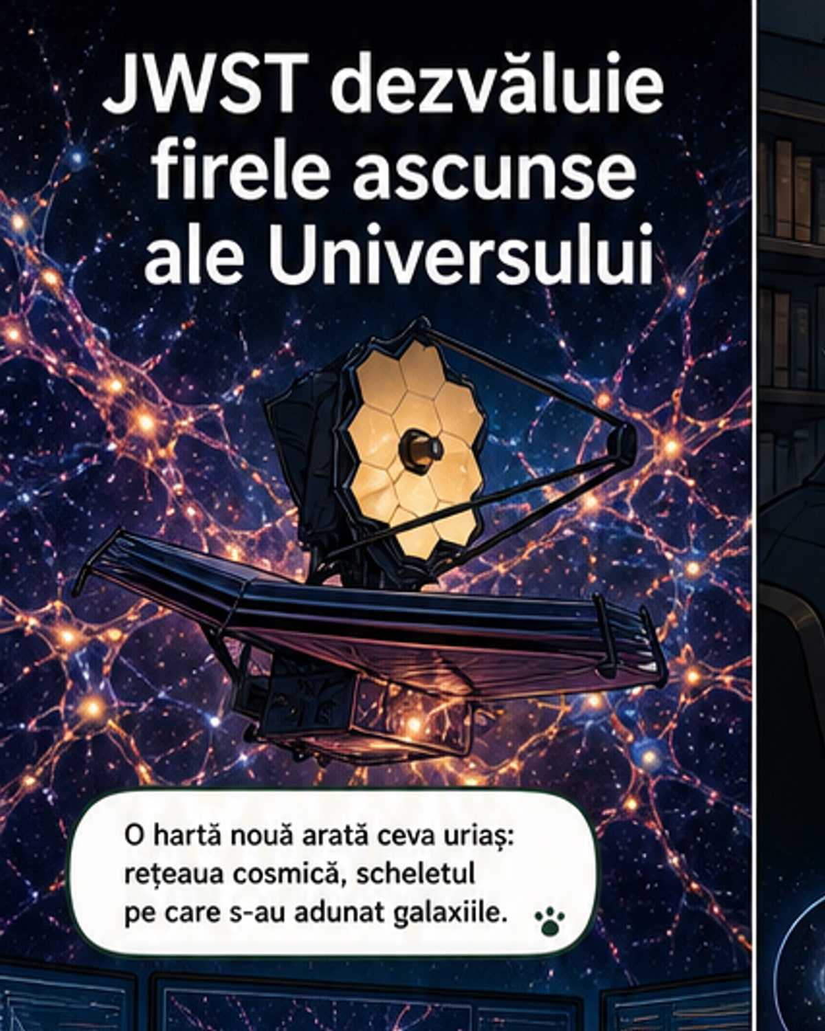 Hărțuirea rețelei cosmice la un nivel fără precedent