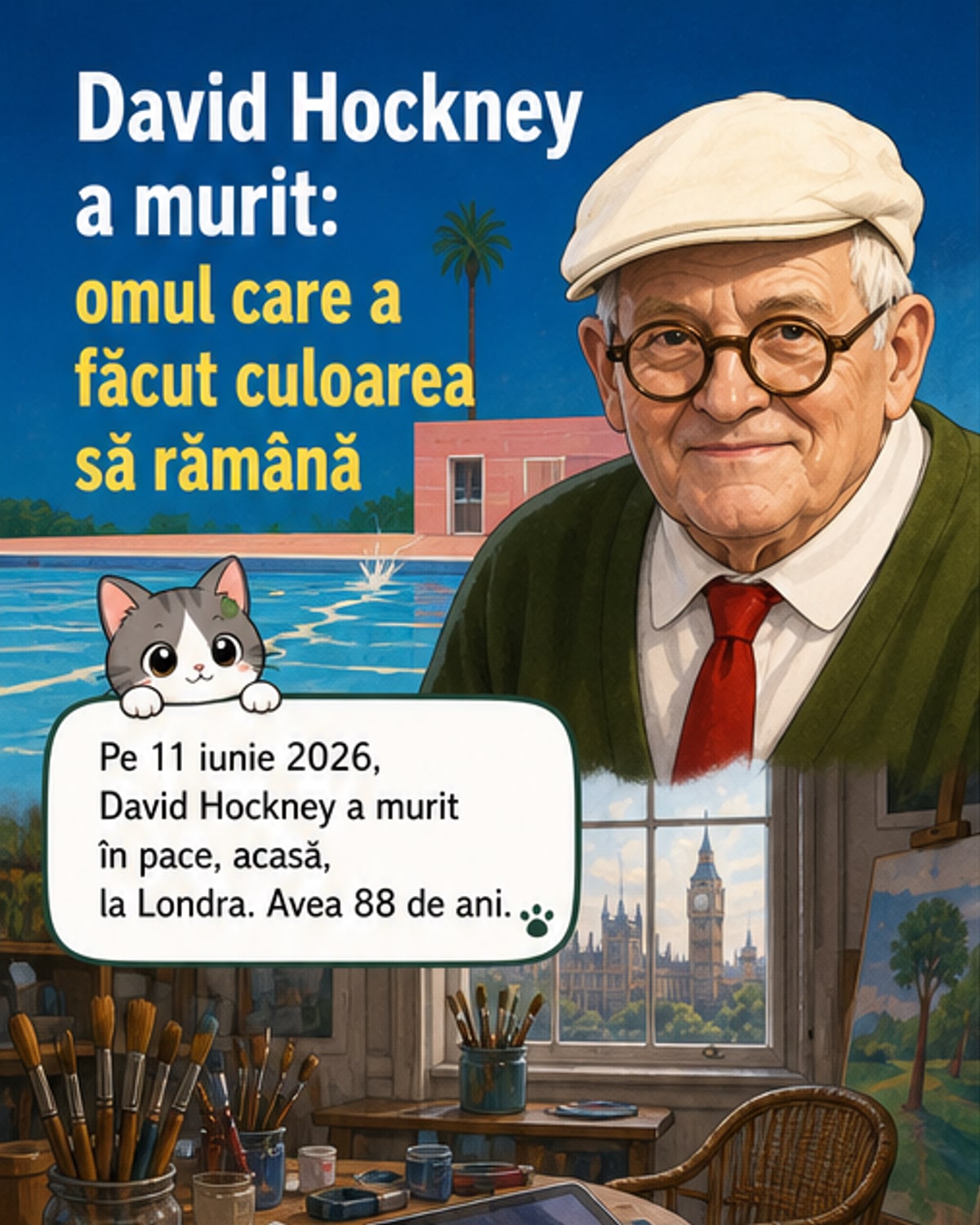David Hockney a murit la 88 de ani