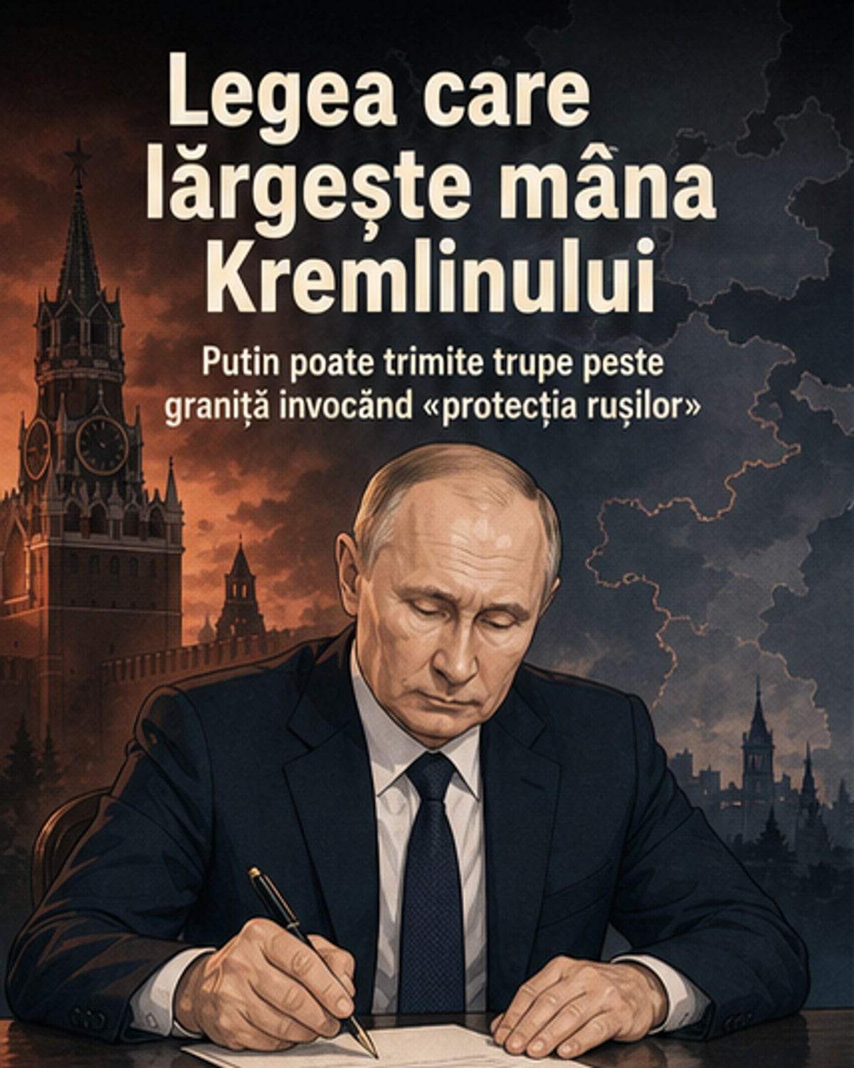 Putin semnează legea pentru intervenții militare