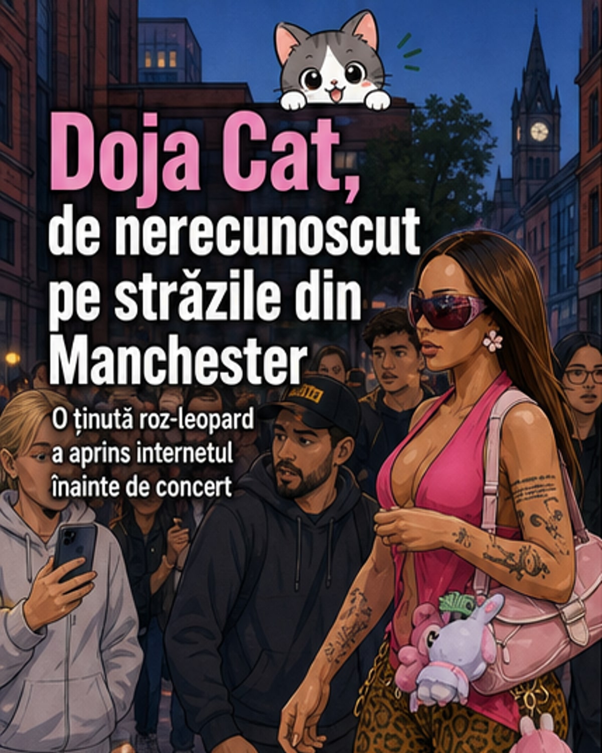 Doja Cat, apariție de senzație în Manchester