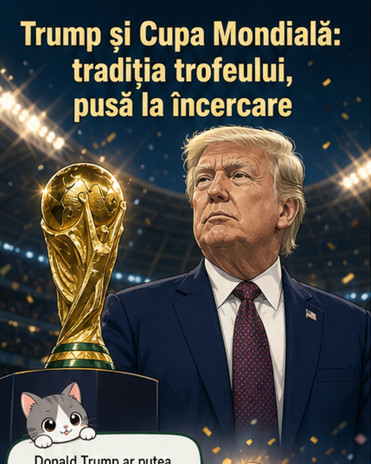 Trump ar putea ridica trofeul CM 2026
