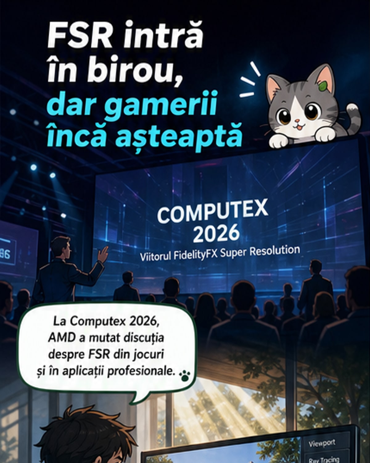 AMD extinde FSR în aplicații pro