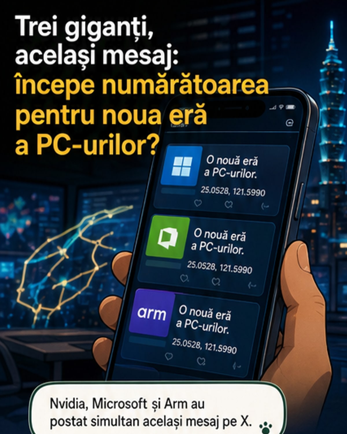 Trei giganți, un mesaj: o nouă eră a PC-urilor