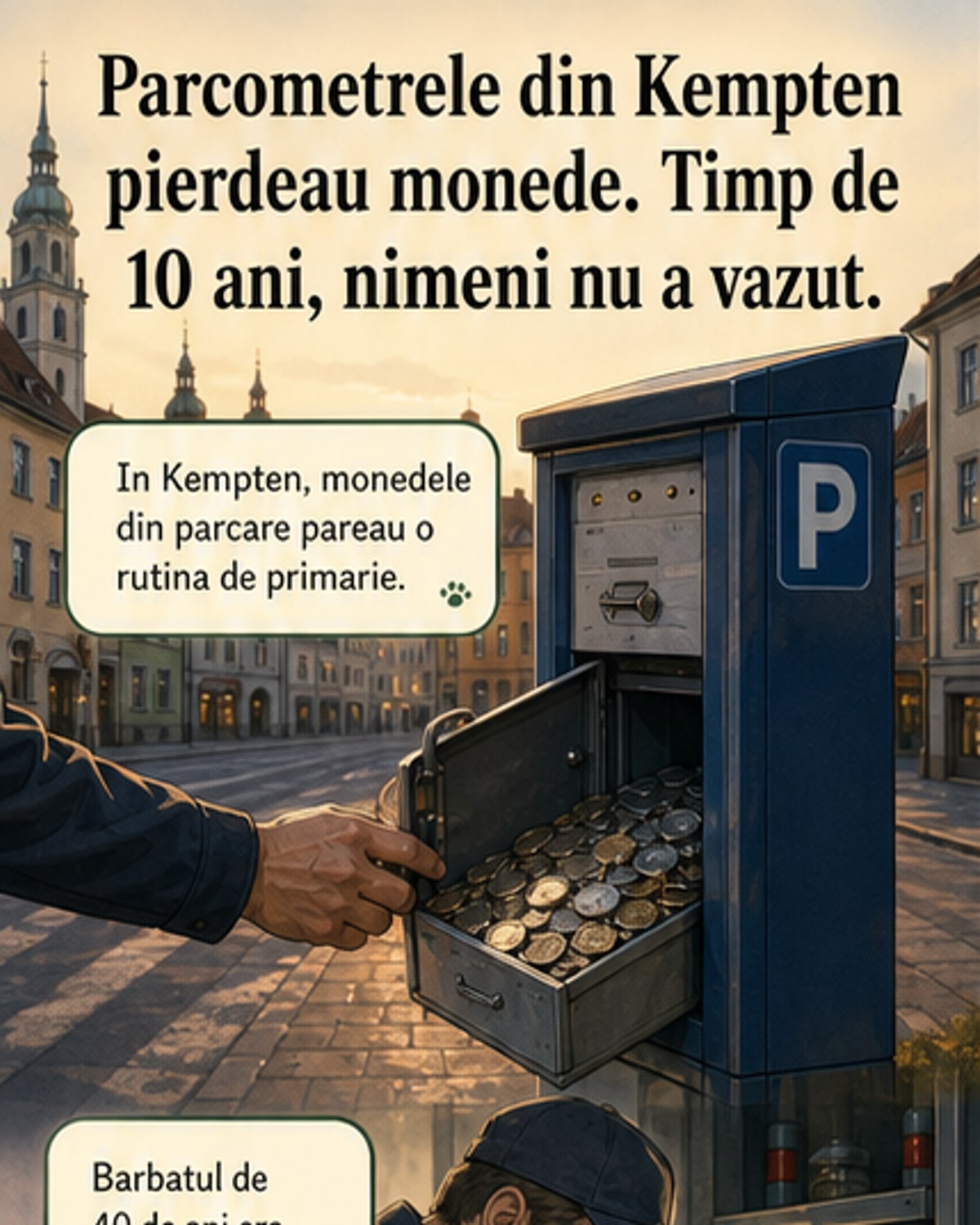 Cum a fost descoperit un hoț din parcometre