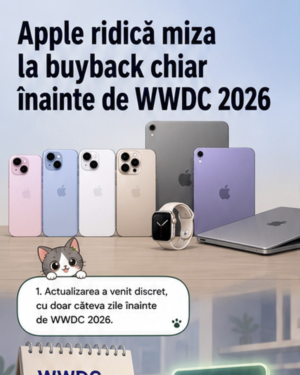 Apple crește valorile de buyback înainte de WWDC