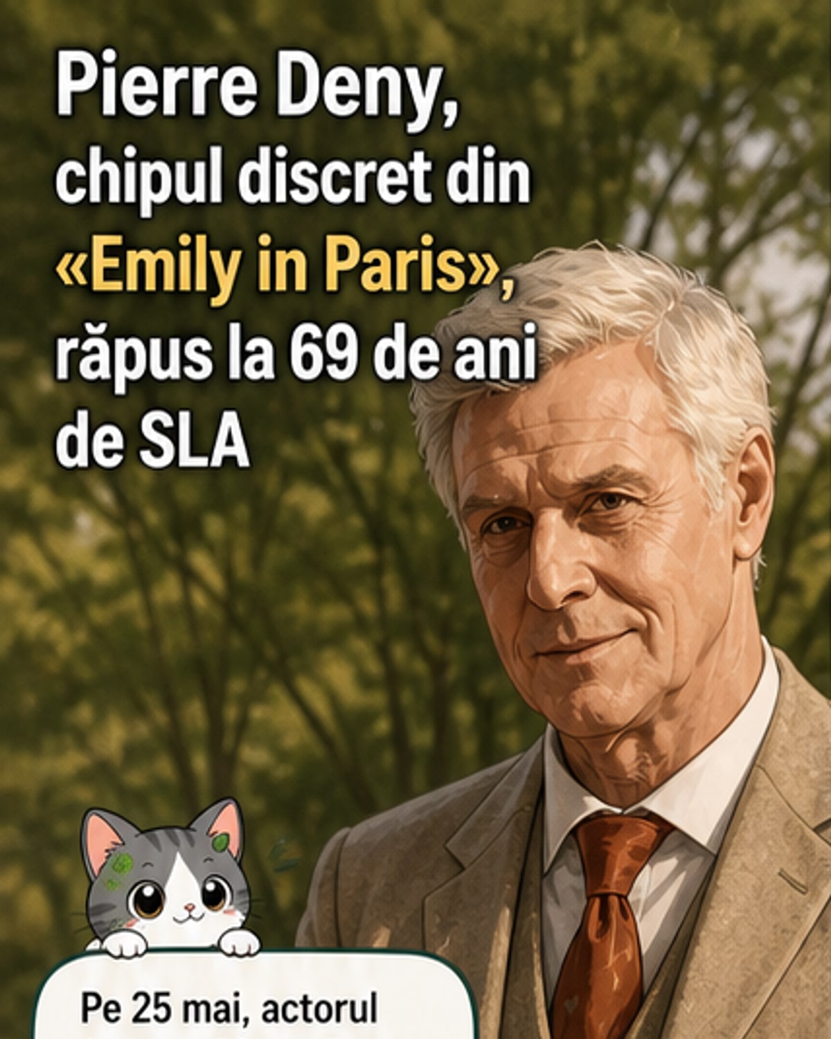 A murit Pierre Deny, din „Emily in Paris”
