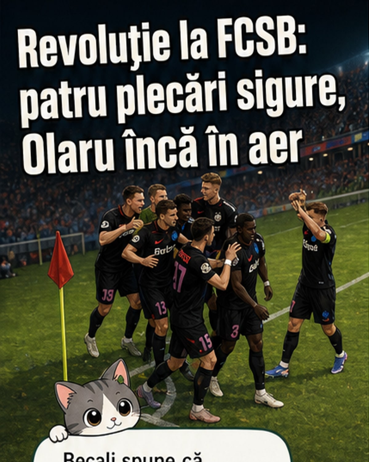 Gigi Becali anunță revoluția FCSB