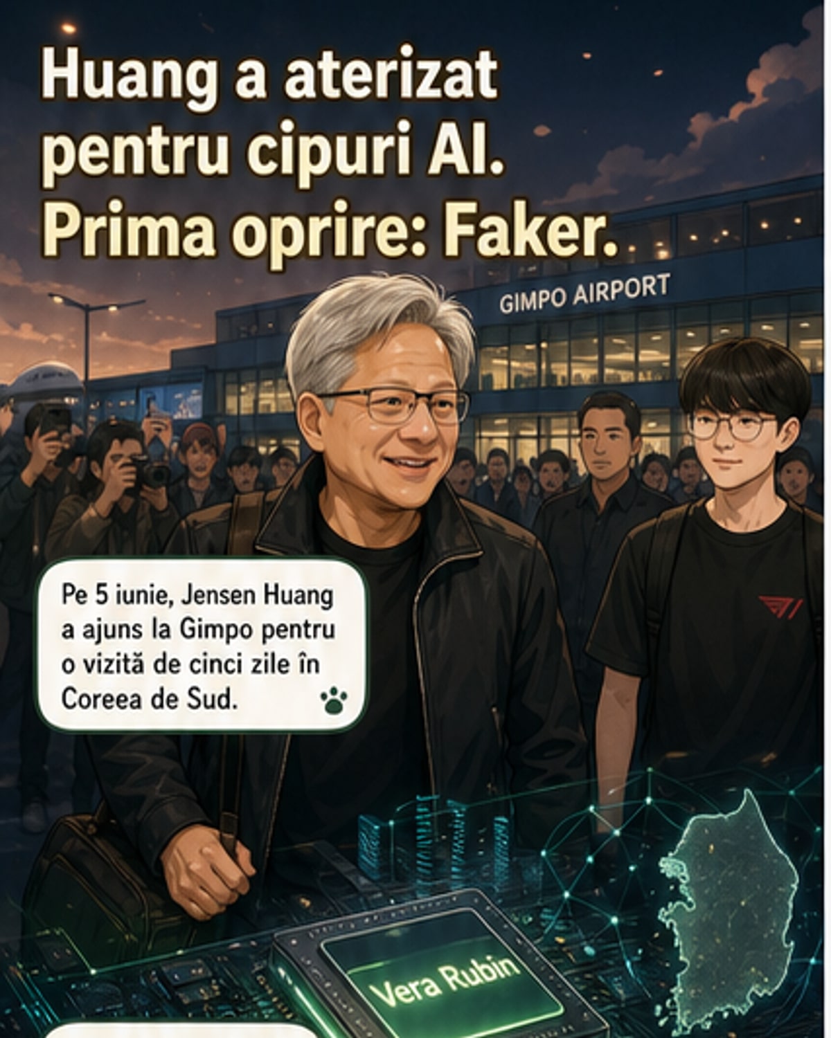 CEO-ul Nvidia a vizitat T1 înainte de LG și Hyundai