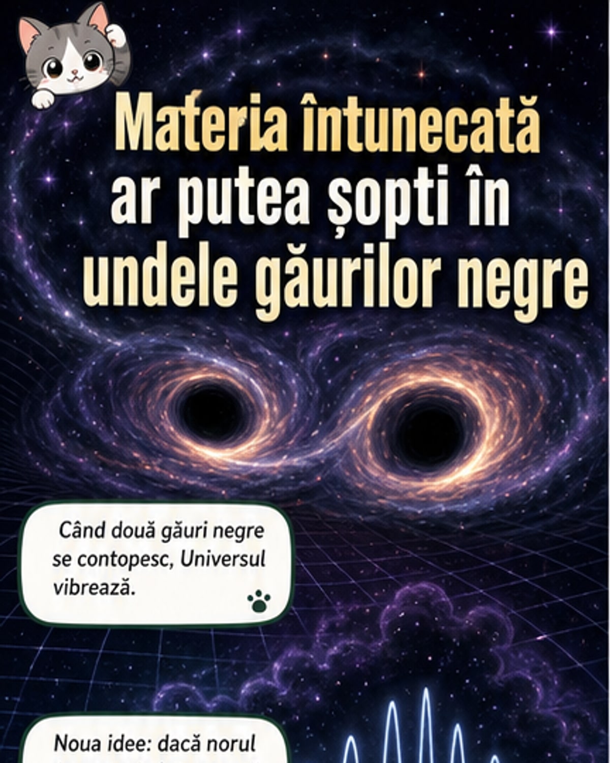 Cum pot găurile negre dezvălui materia întunecată