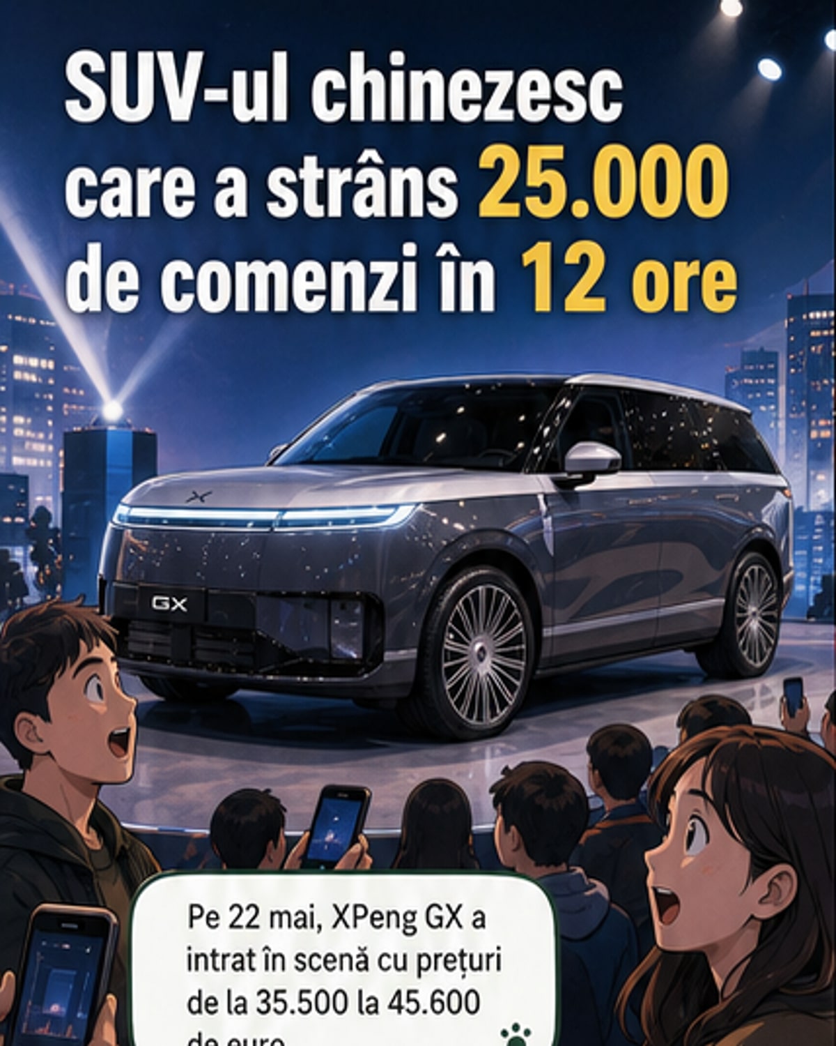 „Range Rover-ul” chinezesc a luat furtuna