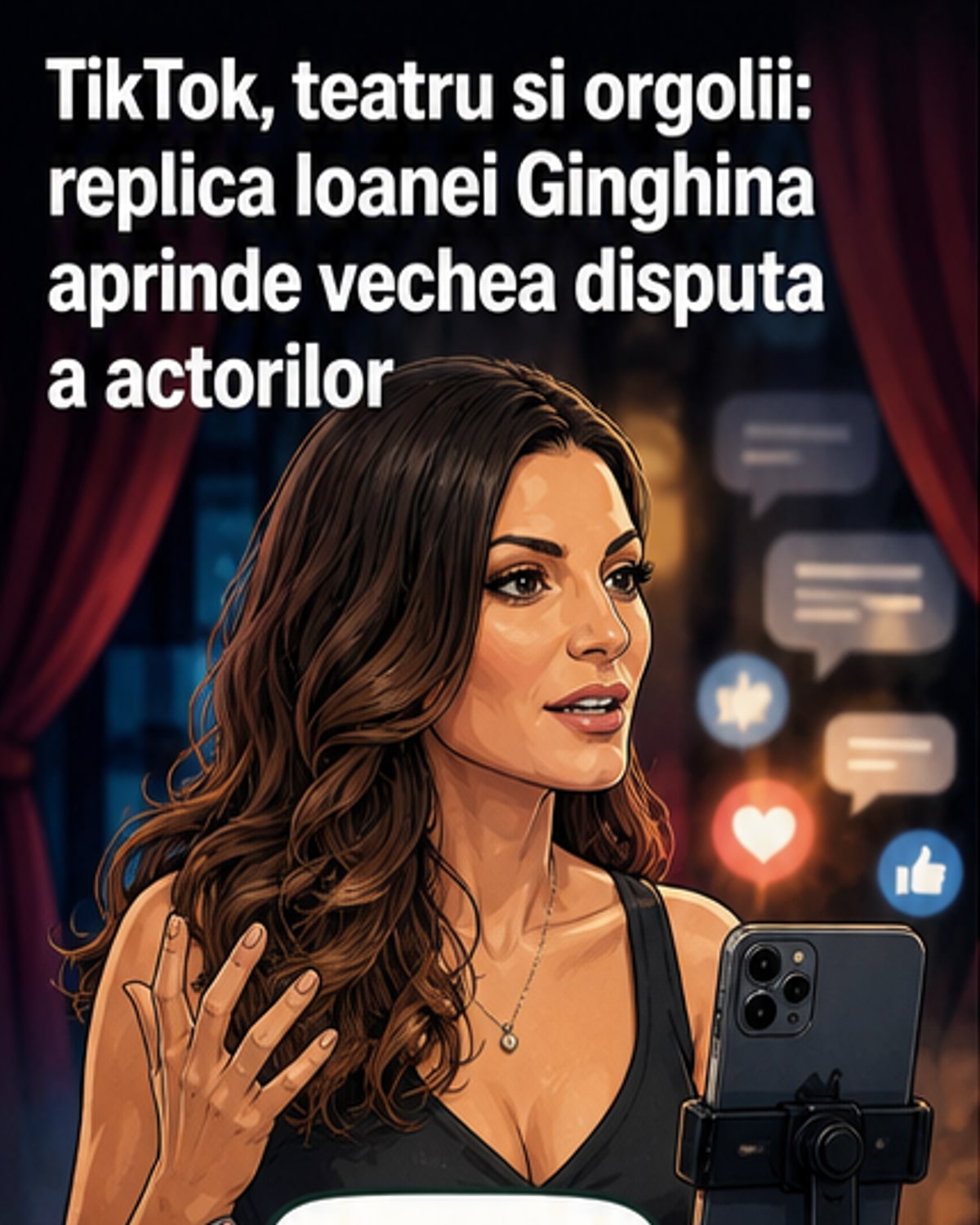 Scandal între colegi de teatru