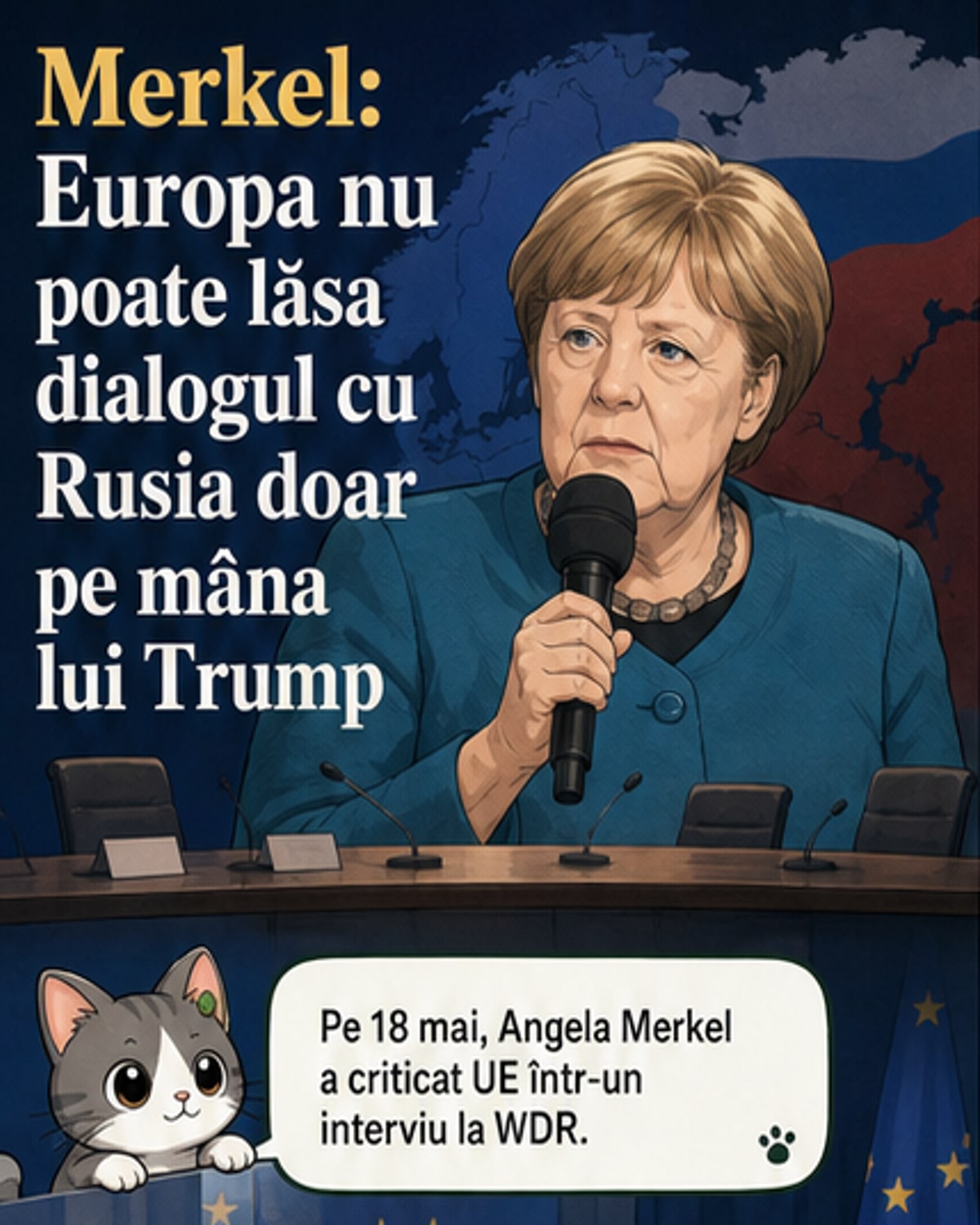 Merkel: Europa nu folosește diplomația