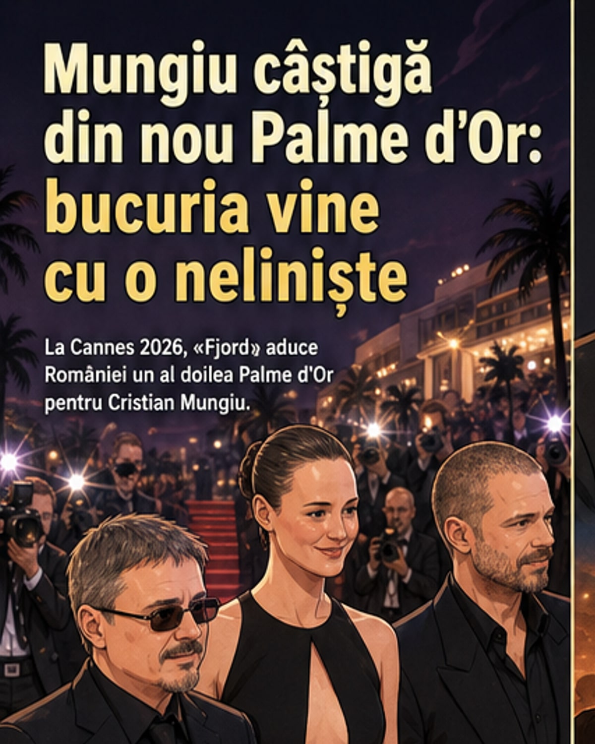Mungiu a câștigat din nou Palme d’Or