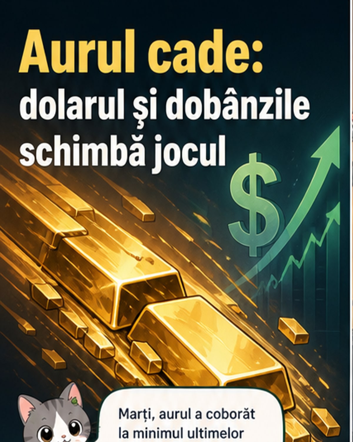 Aurul pierde din valoare