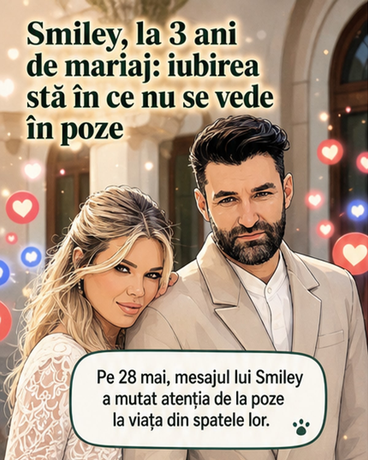 Smiley, mesaj emoționant pentru Gina Pistol