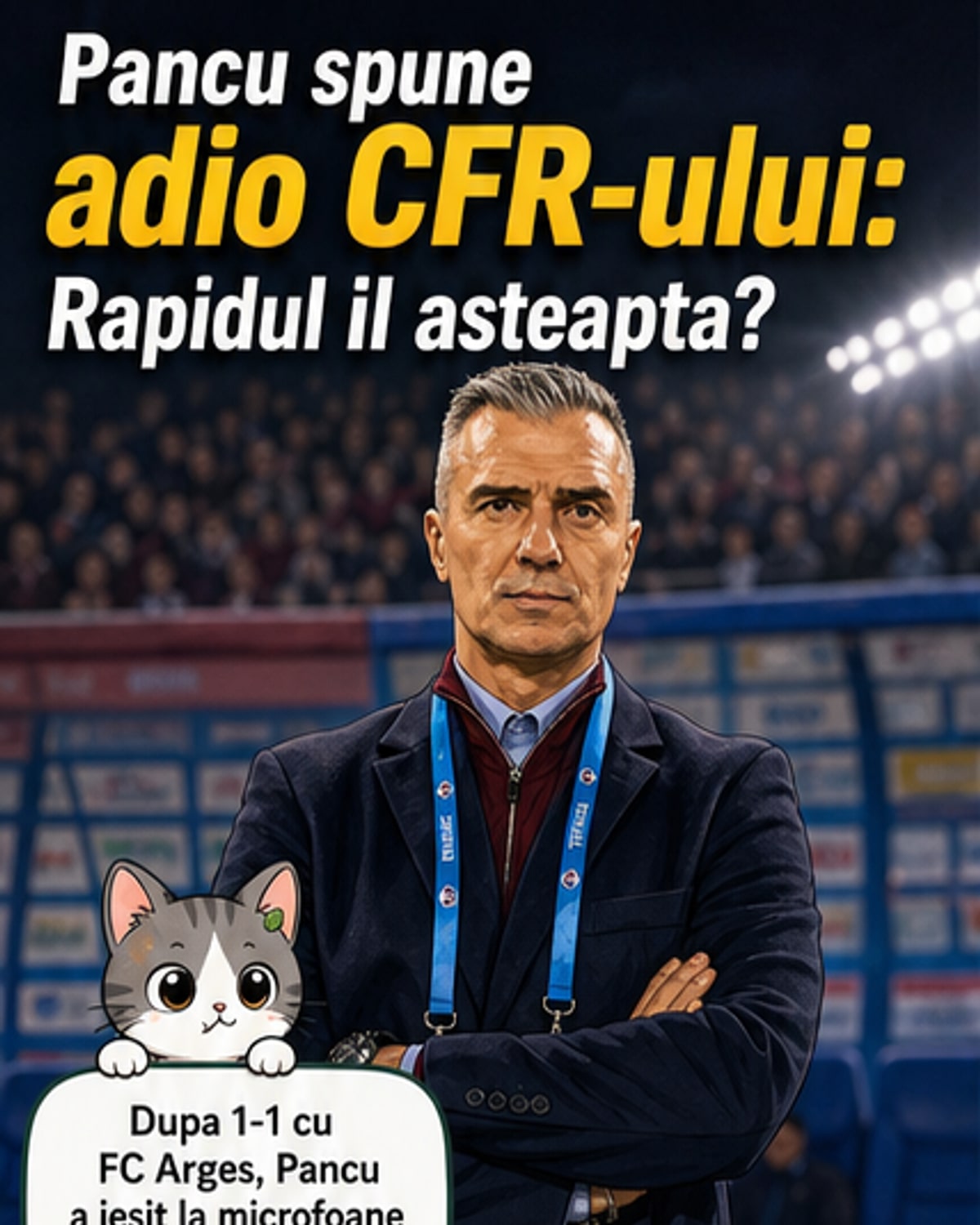 Pleacă la Rapid? Pancu a anunțat ieșirea
