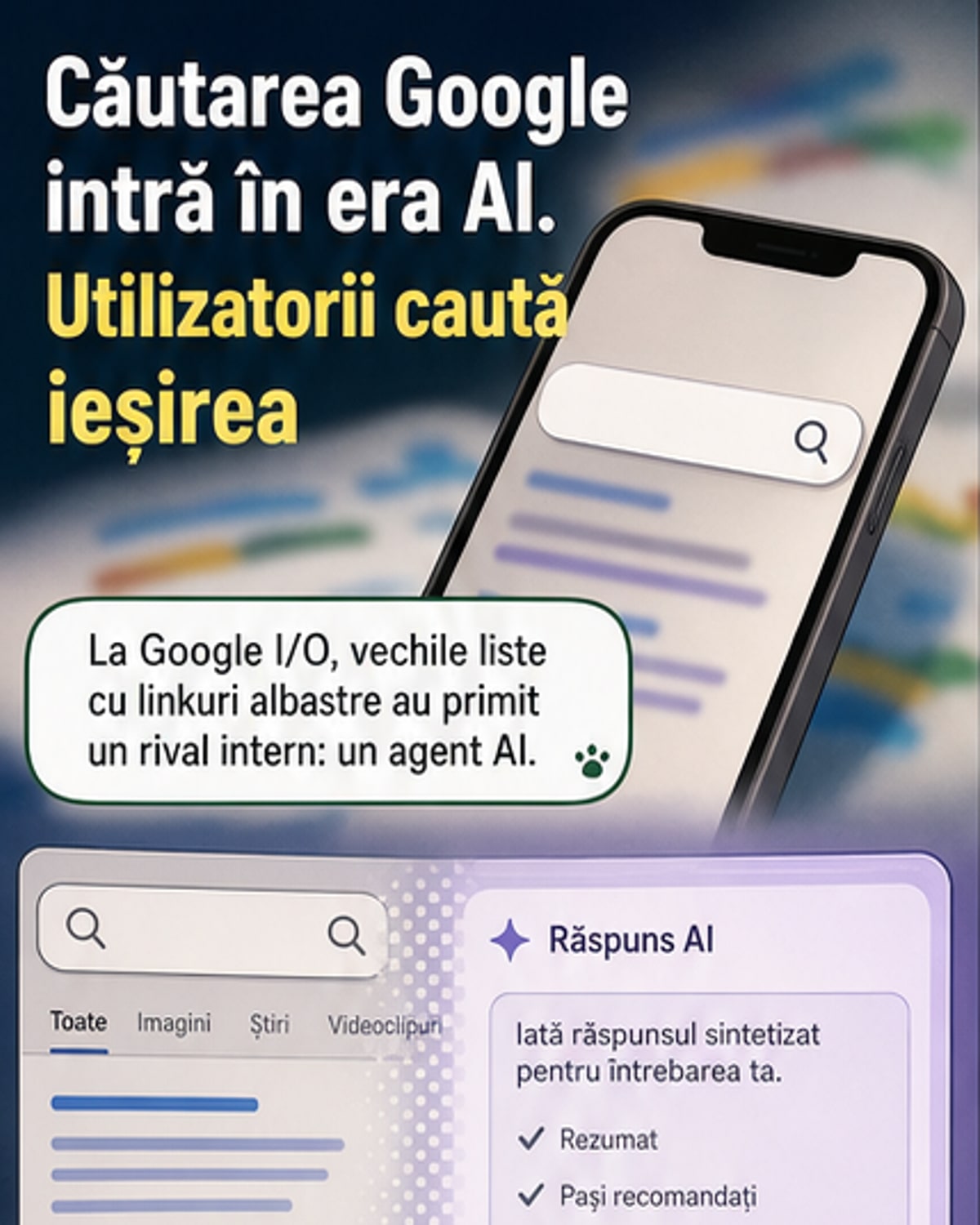 Google schimbă fața căutării cu AI