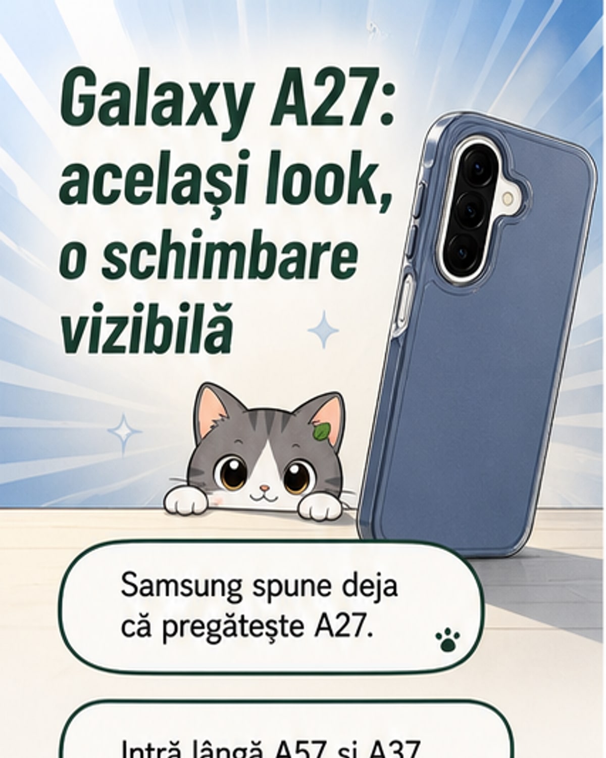 Cum arată noul Samsung Galaxy A27