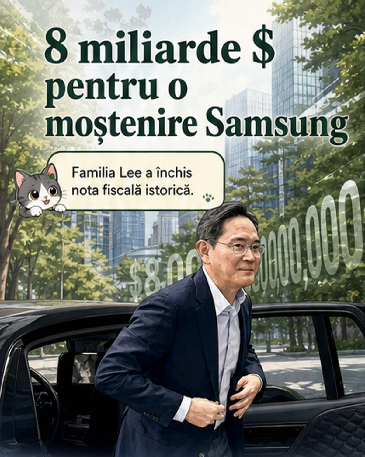 Familia Samsung a plătit 8 miliarde $ taxă