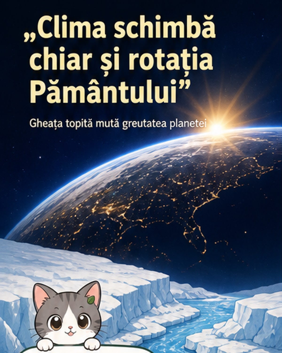 Ce face Pământul să se rotească mai lent