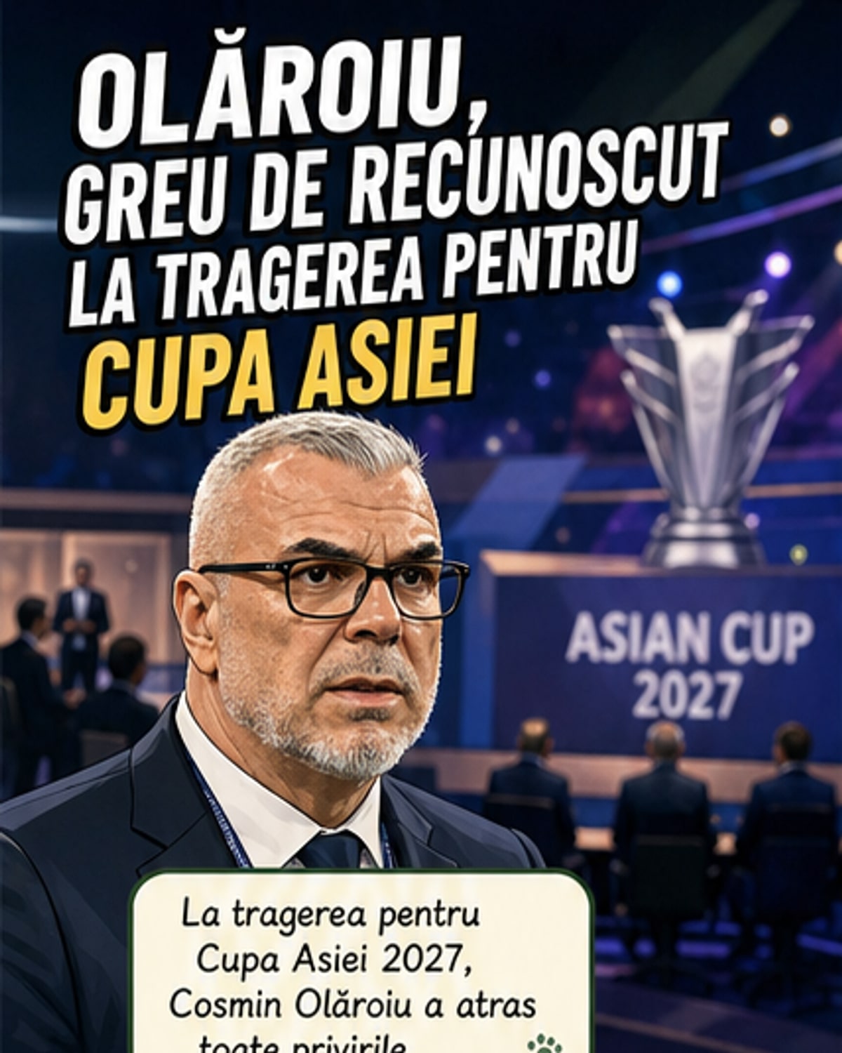 Olăroiu, nou look înainte de Cupa Asiei