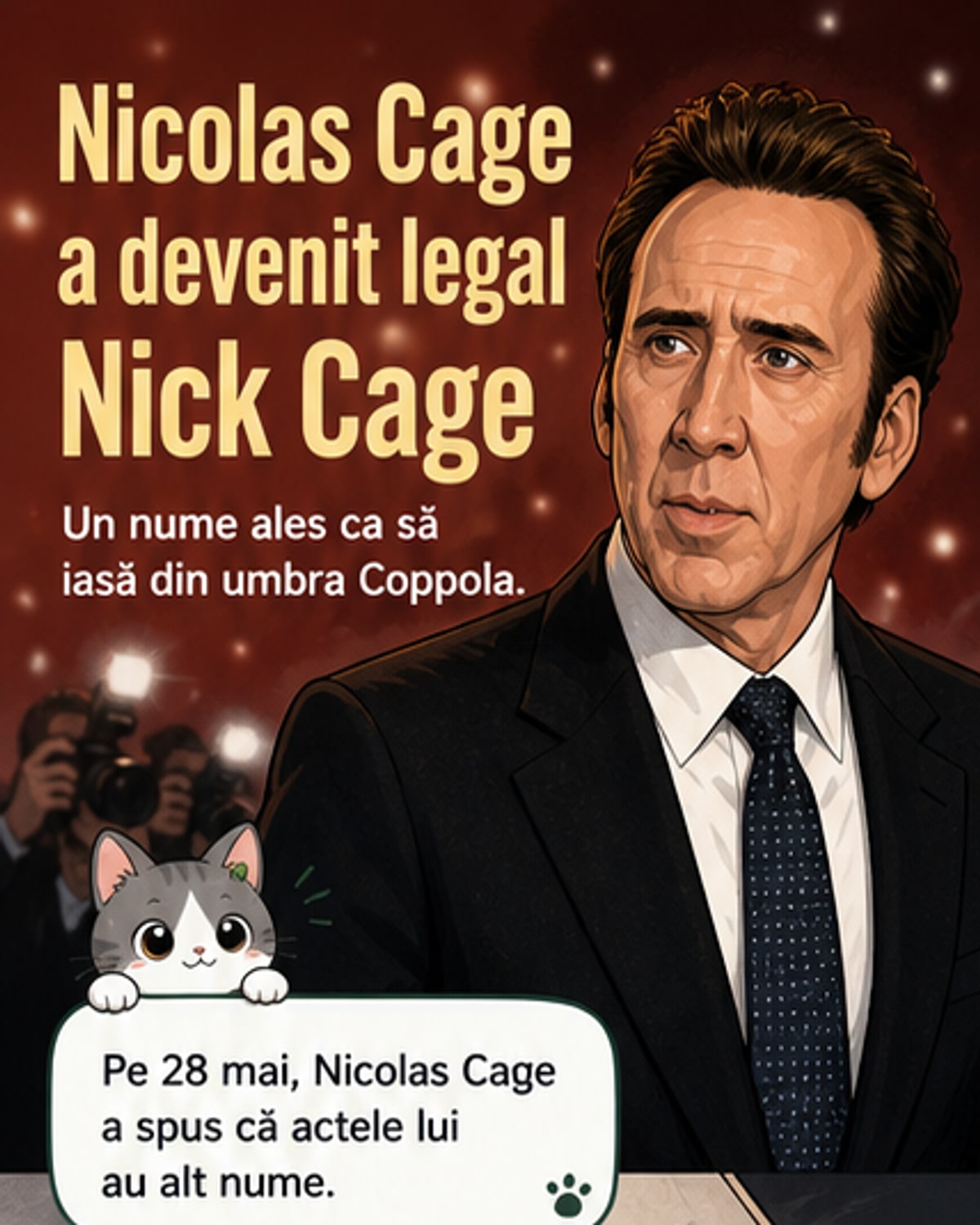 Nicolas Cage s-a transformat în Nick Cage