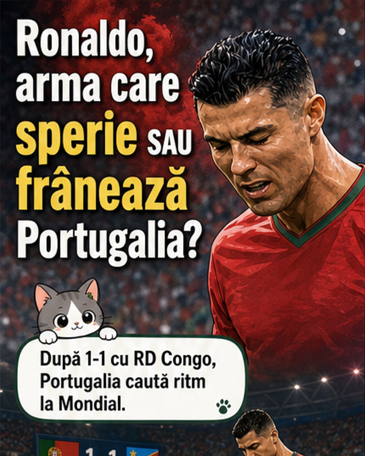 De ce Ronaldo e încă la națională
