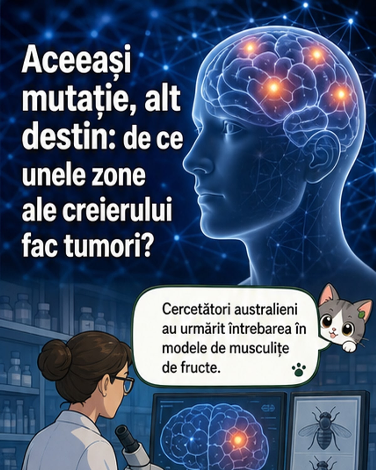 De ce tumorile apar în anumite zone ale creierului