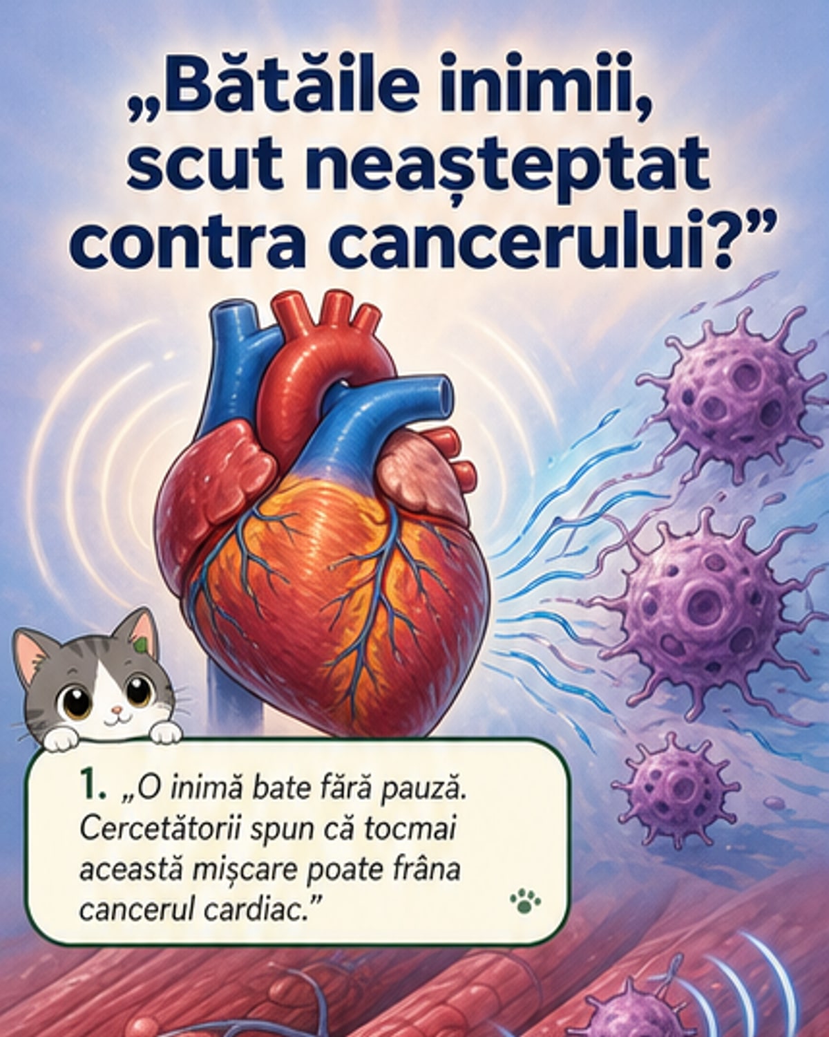Bătăile inimii opresc cancerul