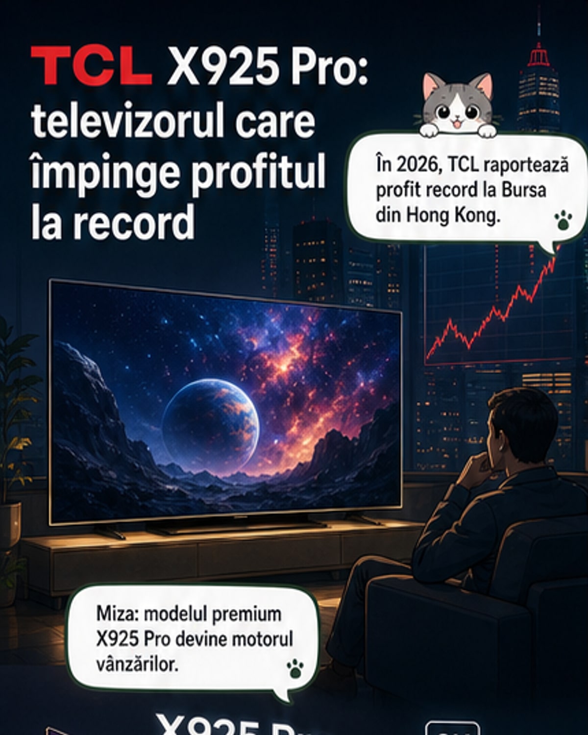 TCL X925 Pro domină piața cu tehnologie 8K