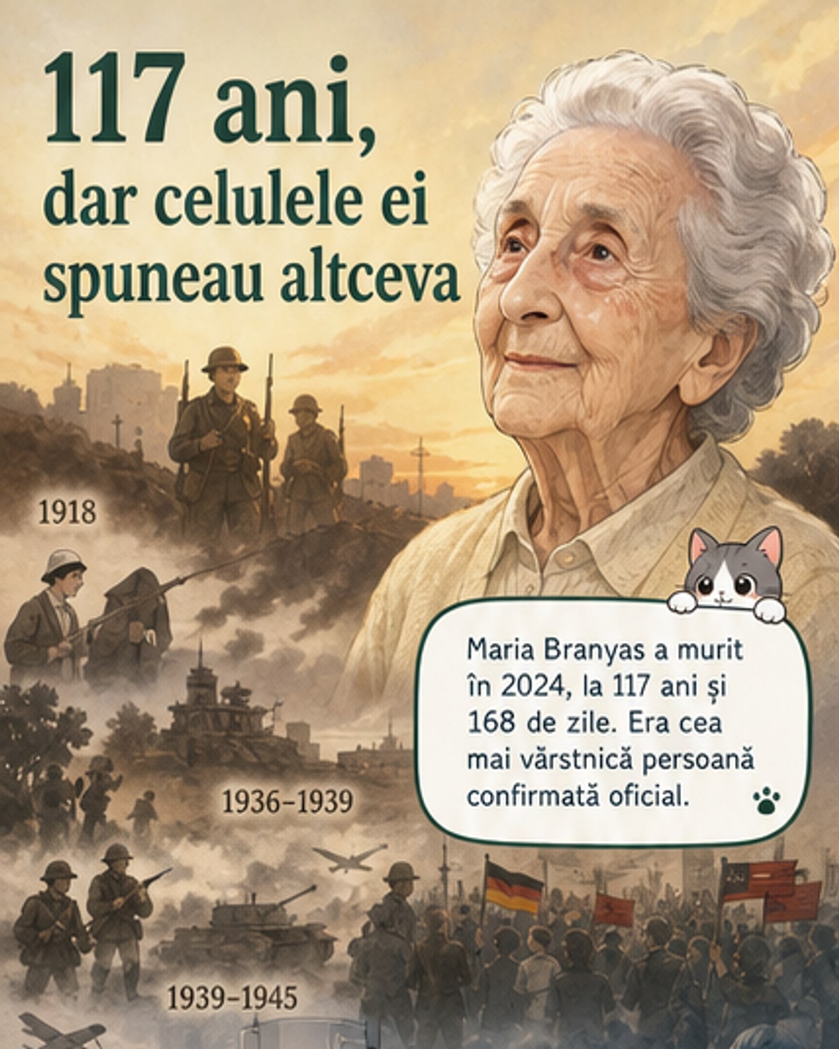 Cum a trăit o femeie 117 ani fără boli grave