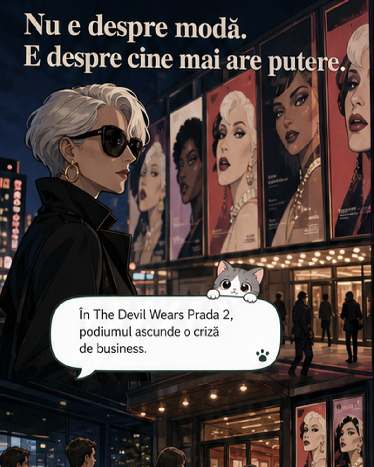 „Devil Wears Prada 2” nu e despre modă. E despre putere.