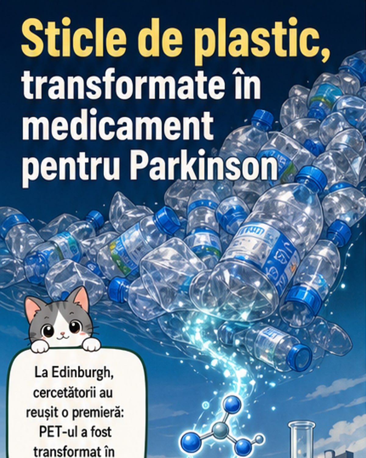 Medicament pentru Parkinson din sticle de plastic